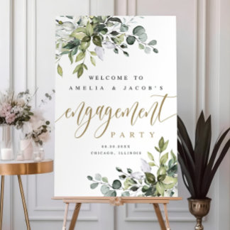 Engagement Party Sign, Engagement Sign for Party