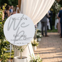 Engagement party welcome banner