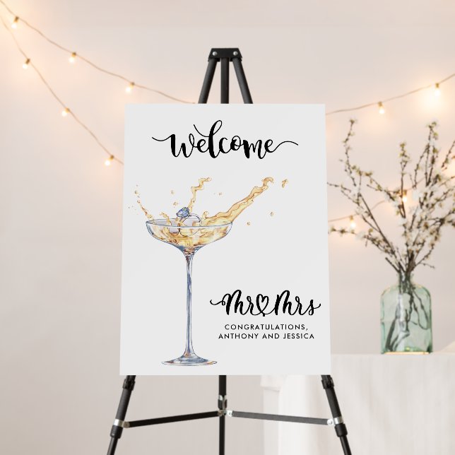 Engagement Party Welcome Sign  (In Situ (Stand))