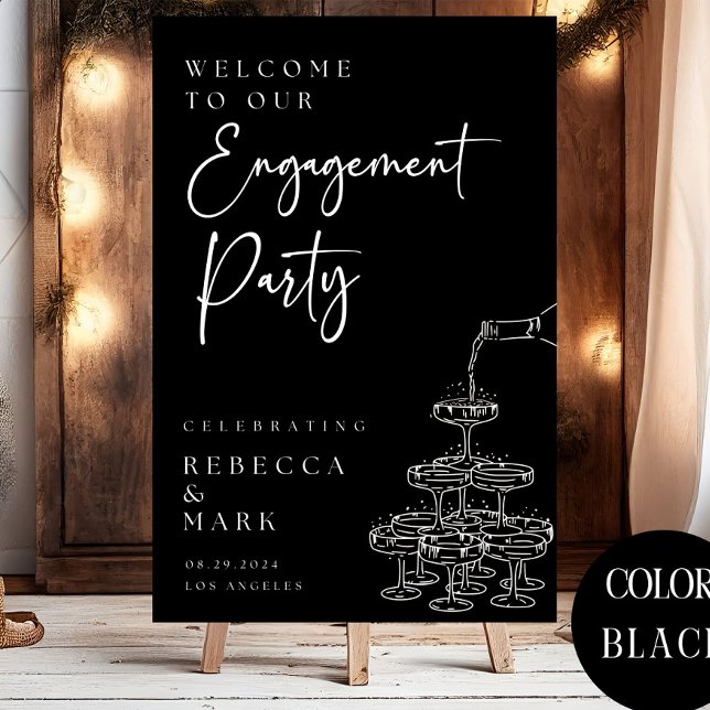 Engagement Party Welcome Sign Custom Engagement  (Creator Uploaded)