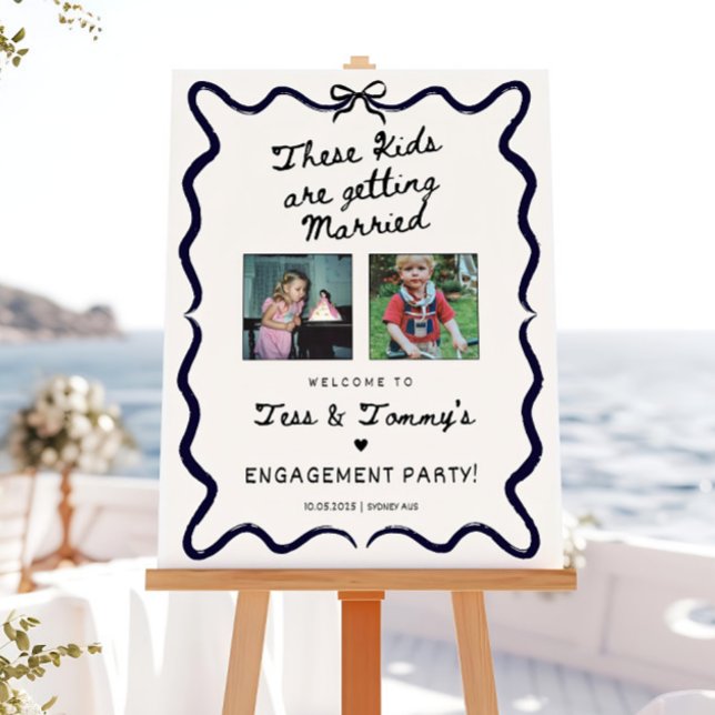 Engagement Party Welcome Sign Template Editable  (Creator Uploaded)