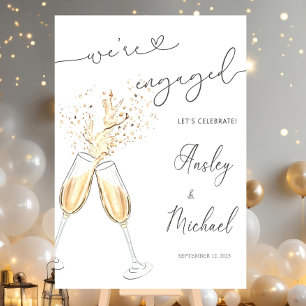 Engagement Party Welcome Sign We're Engaged Welcom