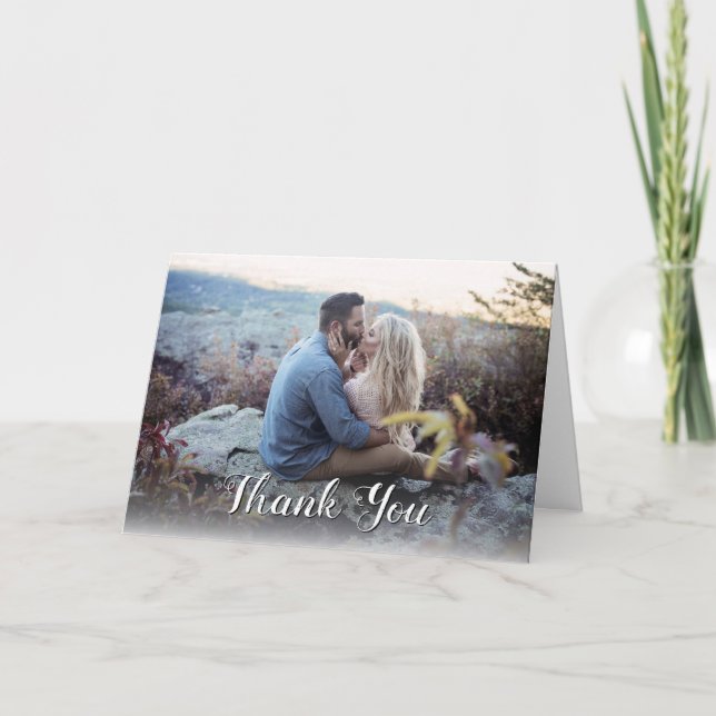 Engagement Photo Bridal Shower Thank You (Front)