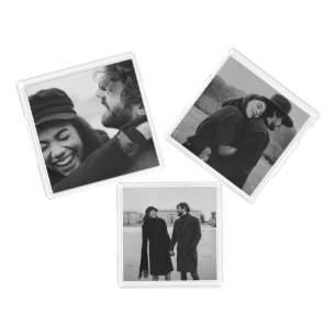 Engagement Photo Gift Acrylic Tray Set