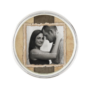 Engagement Photo Rustic Vintage Wedding Pin