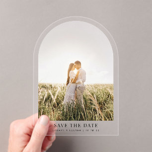 Engagement Photo Wedding Arch Save The Date