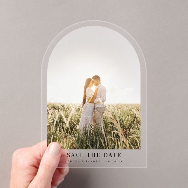 Engagement Photo Wedding Arch Save The Date (Insitu (Handheld))