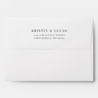 Engagement Photo Wedding Envelope | Zazzle