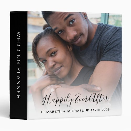 Engagement Photo Wedding Planner 3 Ring Binder