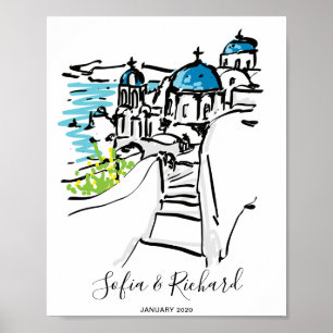 Engagement, proposal, anniversary couple gift poster