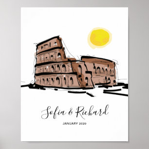 Engagement, proposal, anniversary couple gift poster