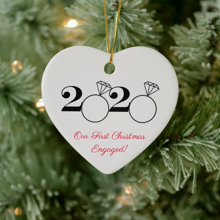 engagement ring tree ornament