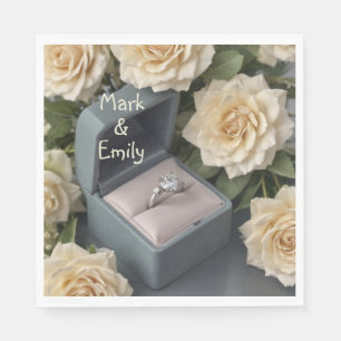 Engagement Ring Napkins