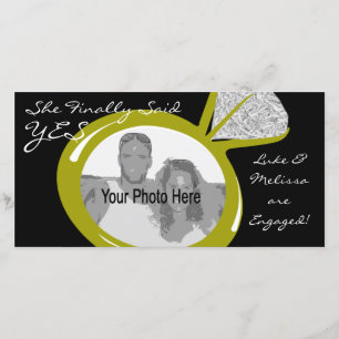 Engagement Ring Photo Announcement