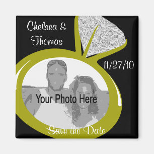 Engagement Ring/ Save the Date Magnet