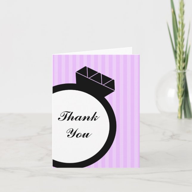 Engagement Ring Thank You Cards (Front)