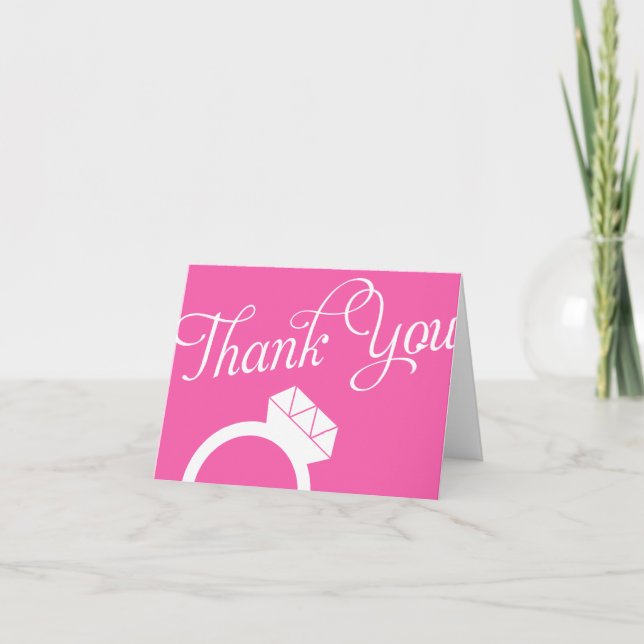 Engagement Ring Thank You Cards (Front)