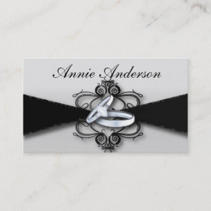 engagement rings wedding Event Planning Business Card