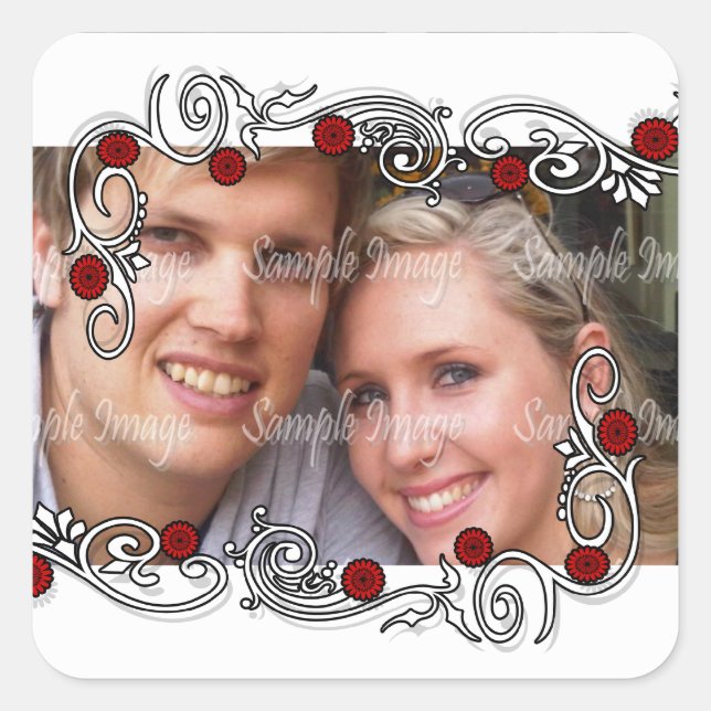 Engagement seals photo PERSONALIZE (Front)
