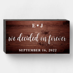 Engagement Sign Photo Prop and Save The Date Sign