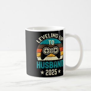 Engagement Tee For Gamer Groom Leveling Up To Husb Coffee Mug