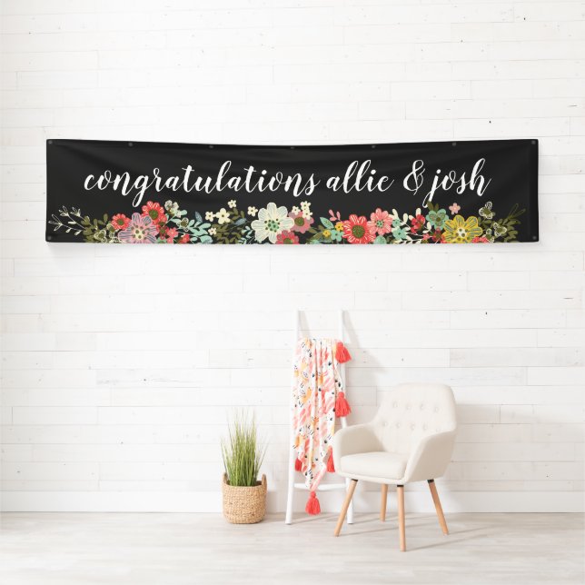 Engagement Wall Decoration Custom Made Printed Ban Banner (Insitu)