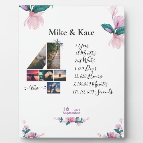 Engagement Wedding Anniversary Photo collage 