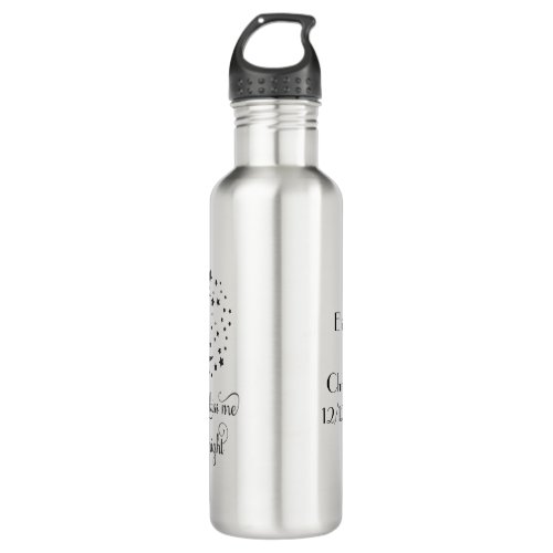 Engagement Wedding Gift for Couples Always Kiss Me Stainless Steel Water Bottle