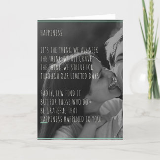 Engagement, Wedding or Anniversary Greetings Card