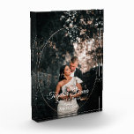 Engagement Wedding Photo and Name Block<br><div class="desc">Create a long-lasting memory for your love and family. This Engagement Wedding Photo and Name Block can be personalized and customize for any occasion.</div>