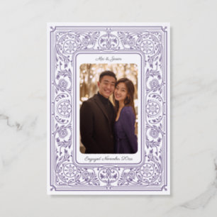 Engagement Wedding Photo Christmas Card