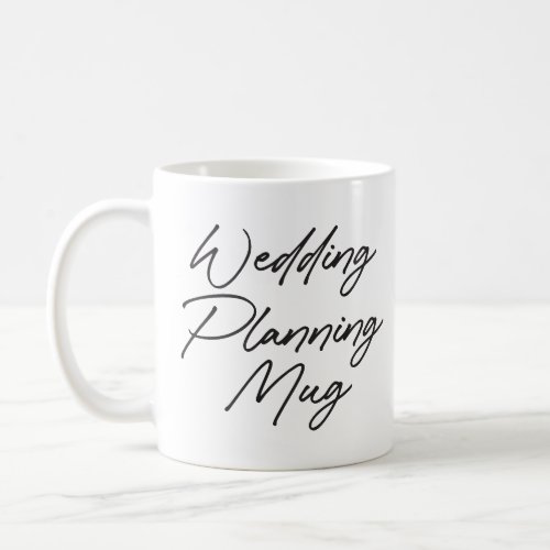 Engagement Wedding Planning Mug Future Mrs Name
