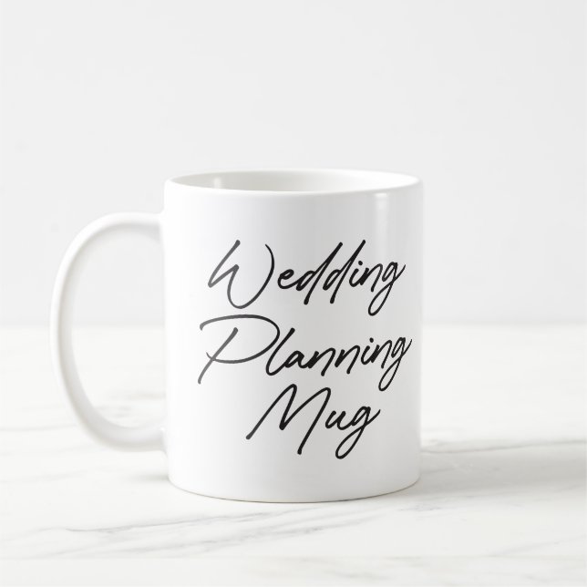 Engagement Wedding Planning Mug Future Mrs Name (Left)