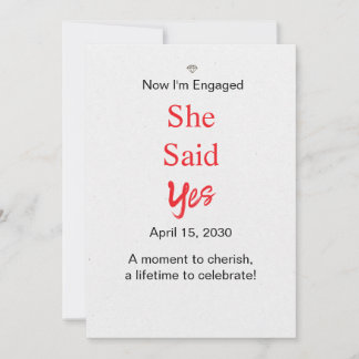 Engagement Wedding Save The Date