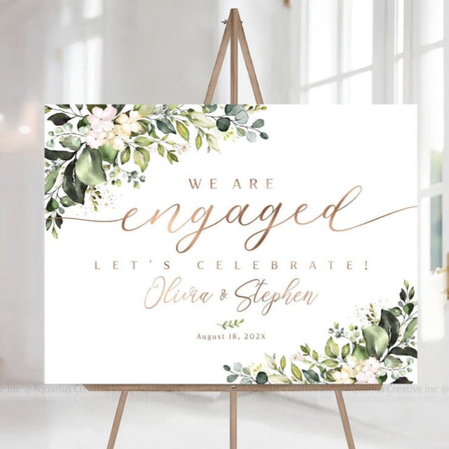 Engagement welcome sign, Engagement party sign (Creator Uploaded)
