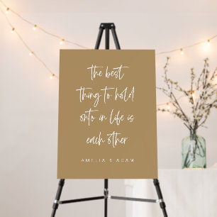 Engagement Welcome Sign Love Quote Wedding Board