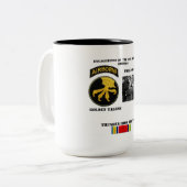 Engagements of  the 17th Airborne Division Two-Tone Coffee Mug (Front Left)