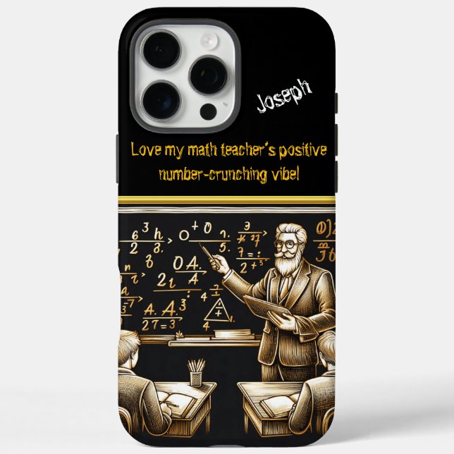 Engaging Math Lesson With a Passionate Teacher Case-Mate iPhone Case (Back)