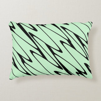 Engaging Mint Green Dynamic Accent Pillow