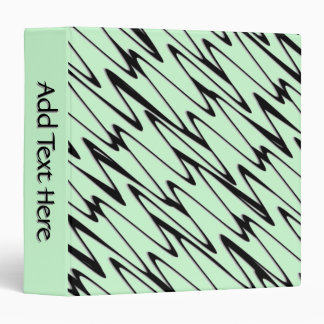 Engaging Mint Green Dynamic Add Text 3 Ring Binder