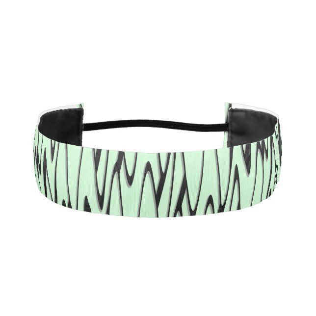 Engaging Mint Green Dynamic  Athletic Headband (Front)