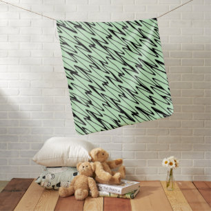 Engaging Mint Green Dynamic Baby Blanket