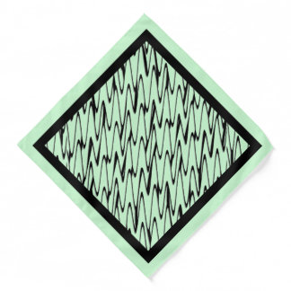 Engaging Mint Green Dynamic Bandana