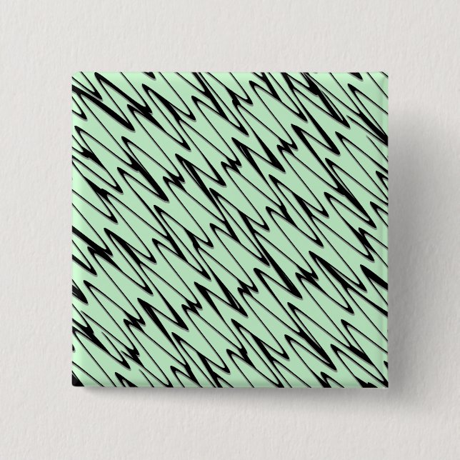 Engaging Mint Green Dynamic  Button (Front)