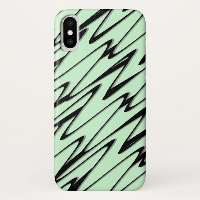 Engaging Mint Green Dynamic  Case-Mate iPhone Case (Back)