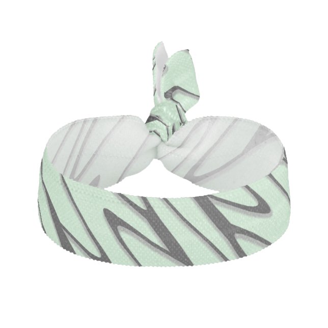 Engaging Mint Green Dynamic  Elastic Hair Tie (Front)