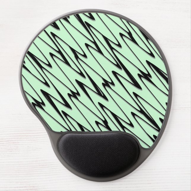 Engaging Mint Green Dynamic  Gel Mouse Pad (Front)