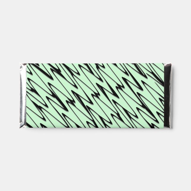 Engaging Mint Green Dynamic  Hershey Bar Favors (Front)