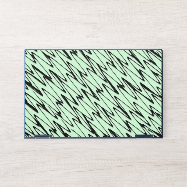 Engaging Mint Green Dynamic  HP Laptop Skin (Front)