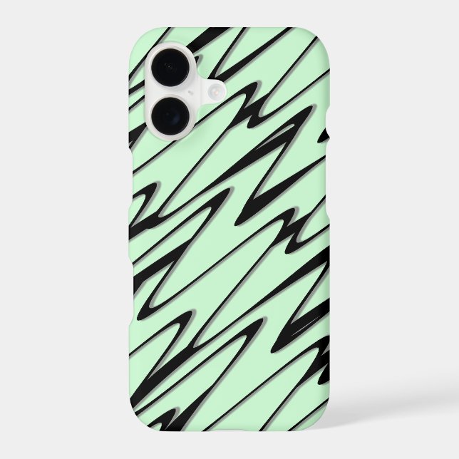 Engaging Mint Green Dynamic  Iphone Case (Back)